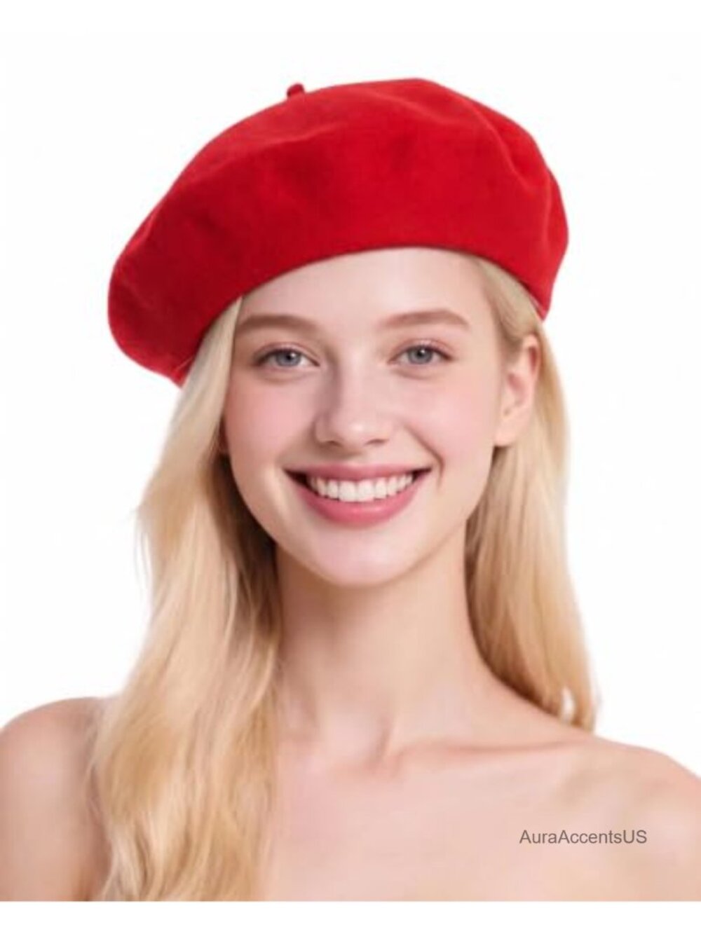 French Wool Beret Hat for Women - Authentic Parisian Style Beanie